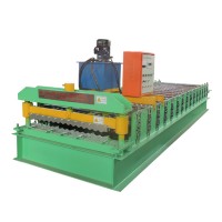 Color Galvanized Corrugated Steel Sheet Roofing Cold Roll Forming Making Machine