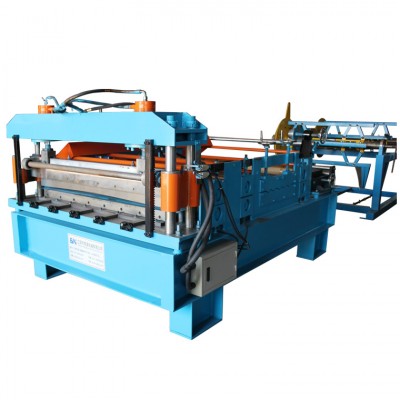 sheet metal roof roll former roof tile making machine glazed tile roll forming machine